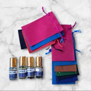 Classic Combo Pack of 4 Attars 3 ml Each, Eternal Love, Evergreen, Magnet & Dua