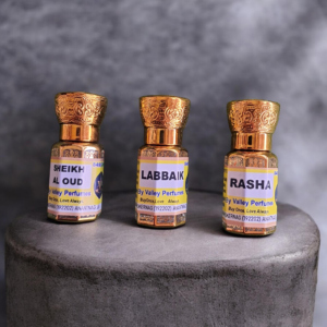 Combo of 3 Flavours Sheikh Al Oud, Labbaik & Rasha 6ml Each Premium Quality