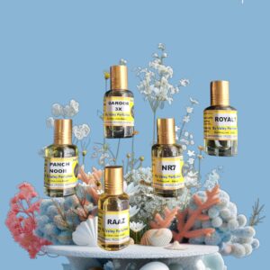 Combo of 5 flavours 12 ml Each Garoor 3X, Royal 7, Panch Noor, NR7 & Raaz