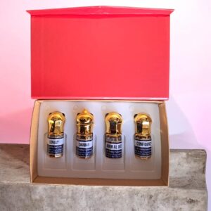 Combo of 4 Flavours 3ml Each Premium Quality Lovely, Darbar, Ameer Al Oud & Confidence