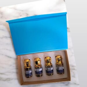 Combo Pack of 4 Flavours Premium Quality 6ml Each Confidence, Lovely, Bakhoor and Ameer Al Oud