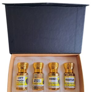 Combo of 4 Flavours 6ml Each Premium Quality Soft Touch, Musk Rijali, Shanaya & Kasturi