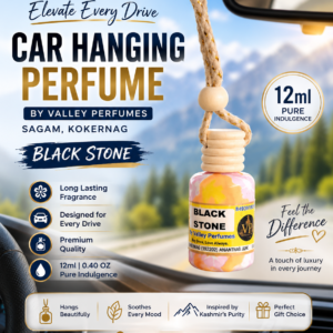 Black Stone 12ml Car Hanging Perfume