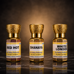 Combo of 3 Attars Red Hot , Shanaya & White London 6ml Each Premium Quality