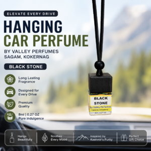 Black Stone 8ml Car Hanging Perfume