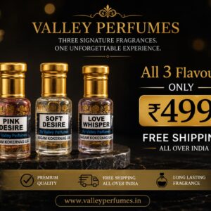 Combo Pack of 3 Flavours Pink Desire, Soft Desire & Love Whisper 6ml Each