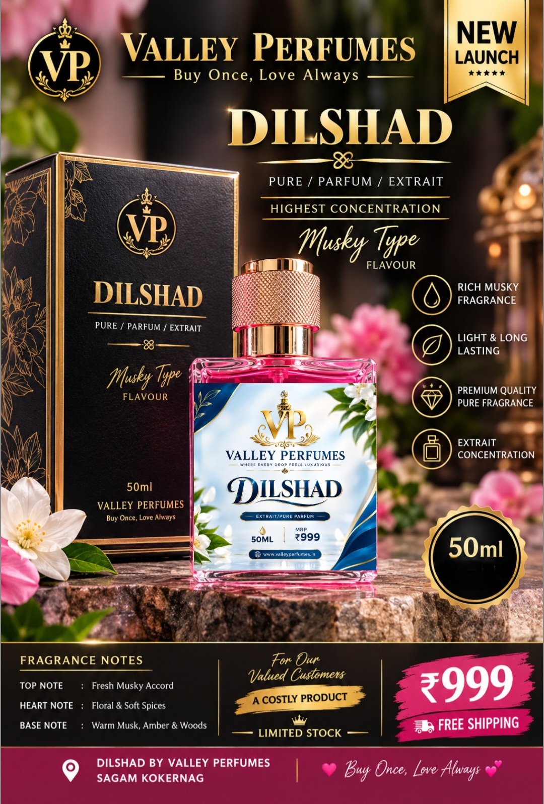 Dilshad 50ml PURE PARFUM