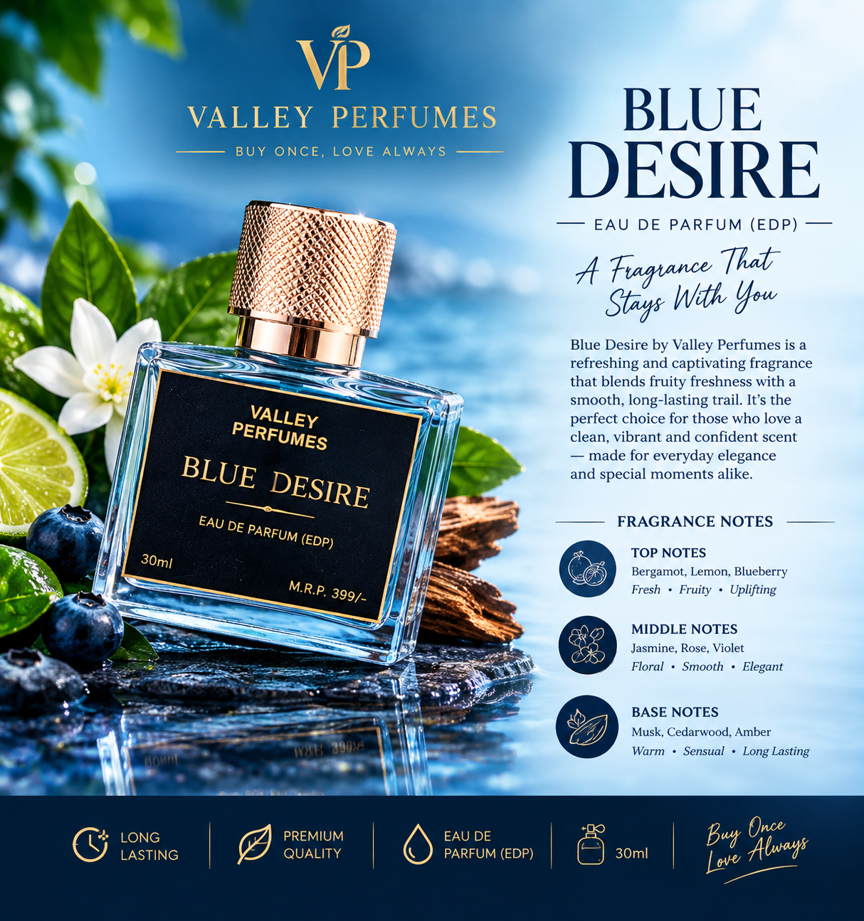 Blue Desire 30ml EAU DE PARFUM - Image 2